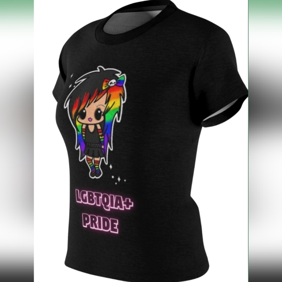 LGBTQIA+ Pride Women's Cut & Sew Tee - Picture 2 of 6